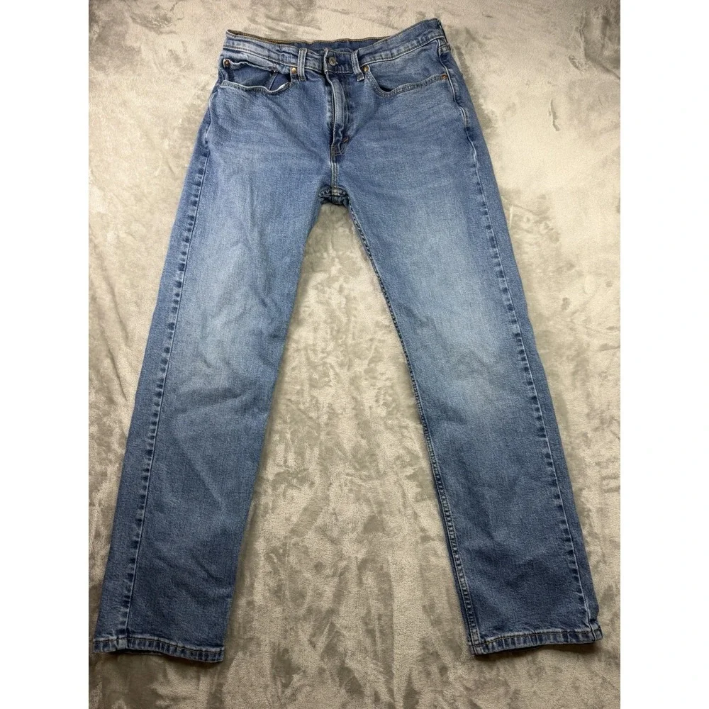 Levis 505 Jeans Men's 34x32‎ Regular Fit Straight Leg Blue Medium Wash